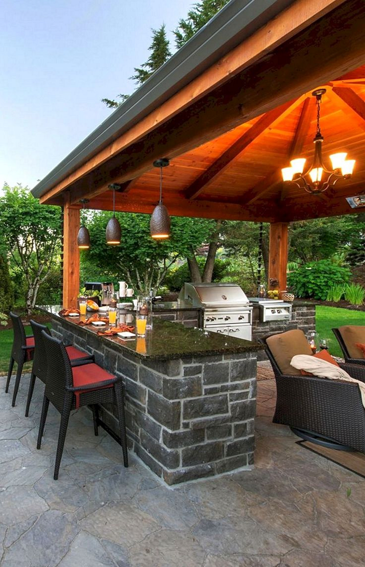 Attractive outdoor kitchen ideas for designing your most beautiful outdoor kitchen 11