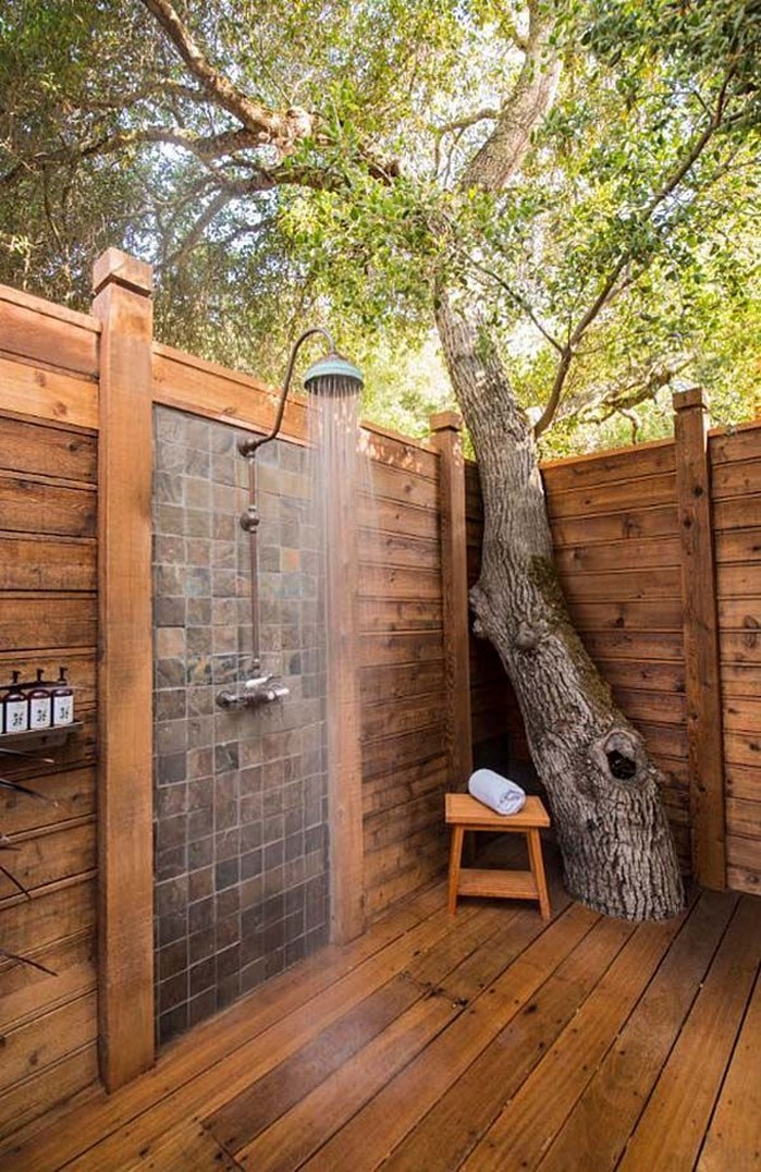 40 cozy outdoor bathroom ideas to make you feel relaxed