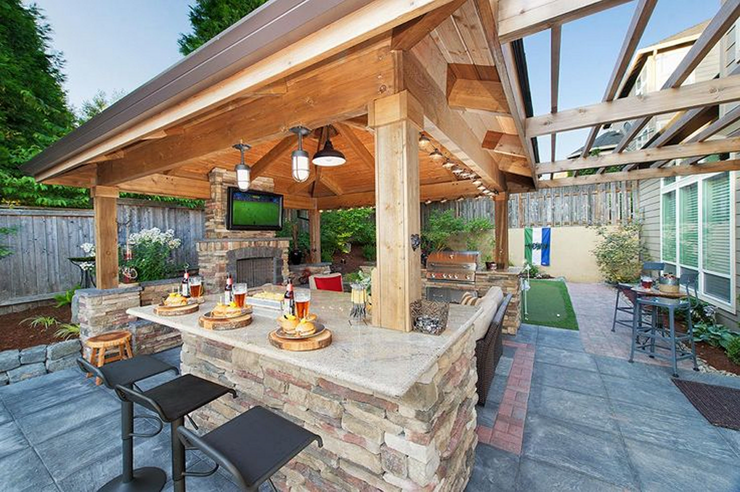 Nice outdoor kitchen ideas at the best price 19