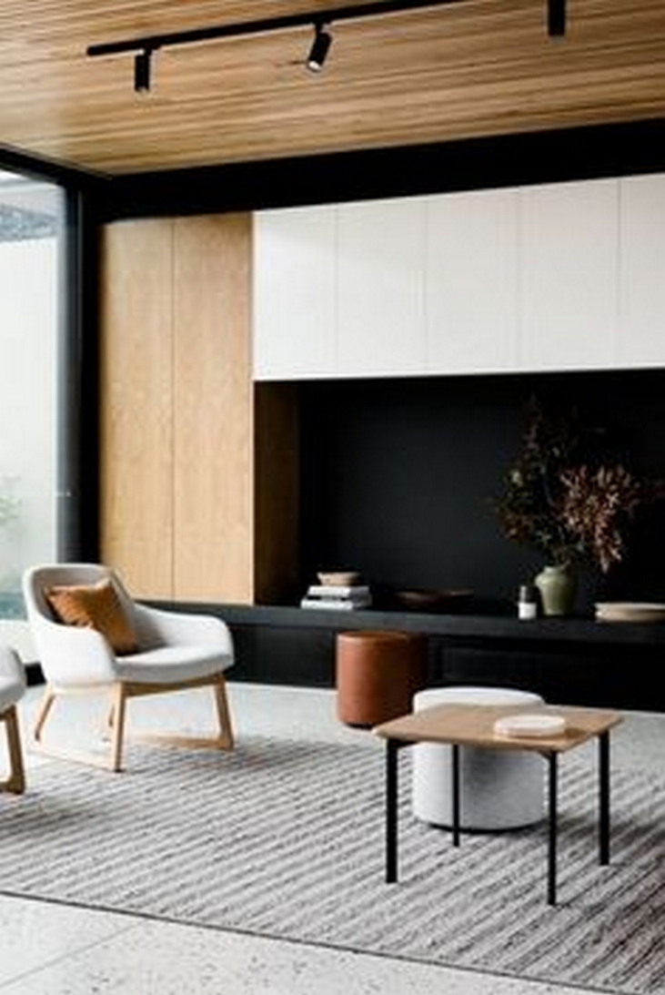 45 beautiful modern black and white living room inspired 29