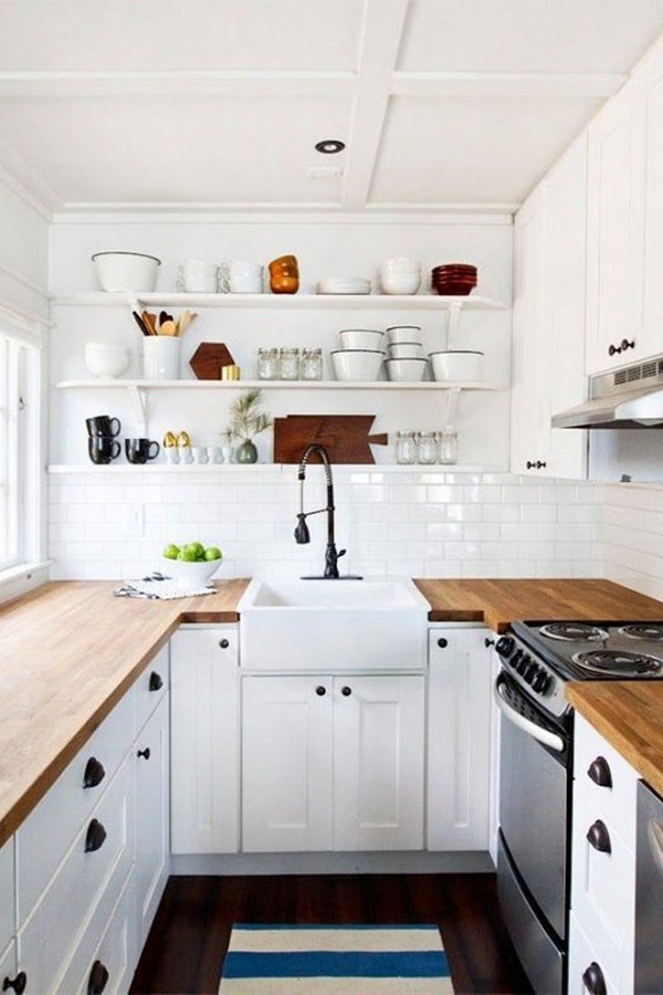 55 super smart organized white kitchen shelf ideas 55