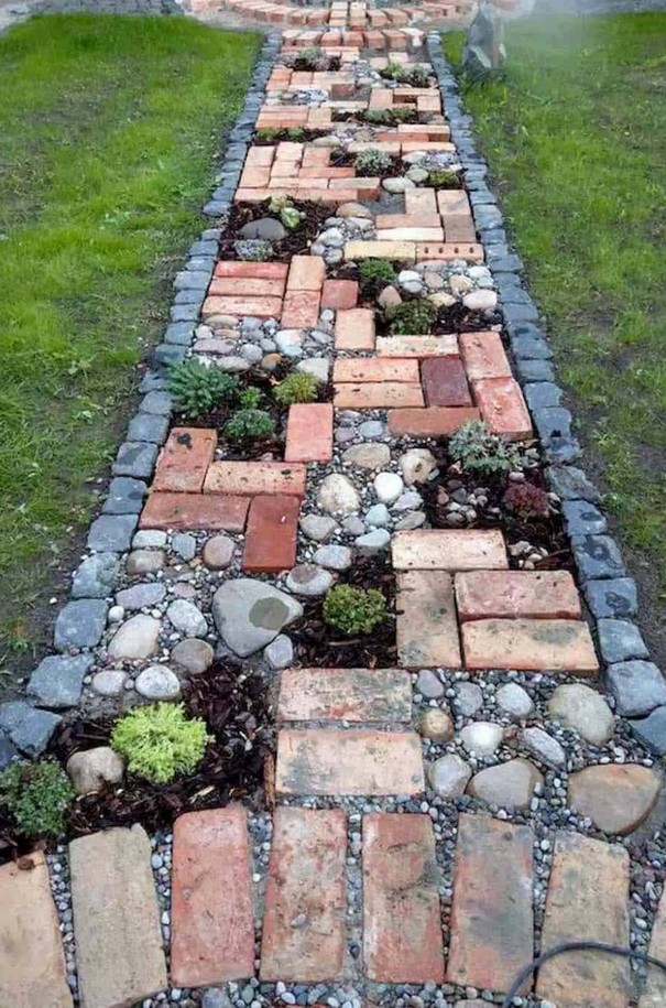 60 Extraordinary Garden Stone Pathway Ideas to Copy 1