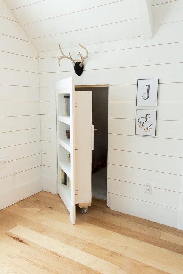 60+ incredible DIY bookcase with hidden door 2
