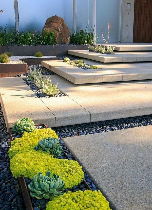 60+ modern ideas for landscaping in the front yard 46