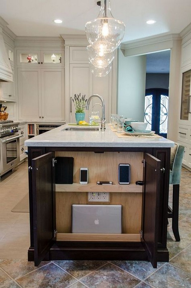 Brilliant kitchen charging stations and drawers to stay connected 1