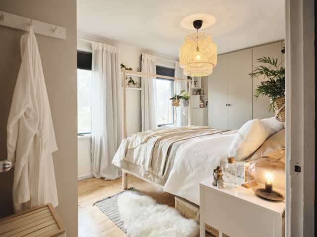 IKEA bedroom makeover turns wardrobe into office nook - The .