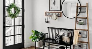55 cozy affordable farmhouse entryway decorating ideas 17 | homezide