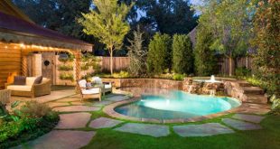 25 Ideas for Decorating Backyard Pools | Small backyard pools .