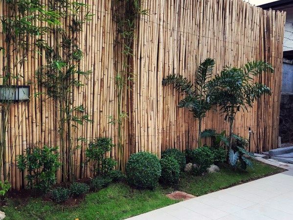 Top 50 Best Bamboo Fence Ideas - Backyard Privacy Designs .
