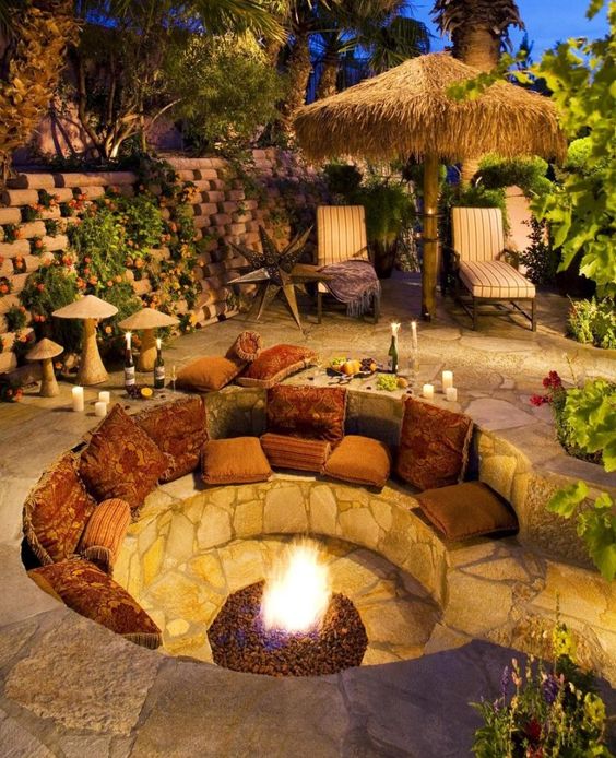 Amazing 50+ DIY pergola and fire pit ideas - Crafts and DIY Ide