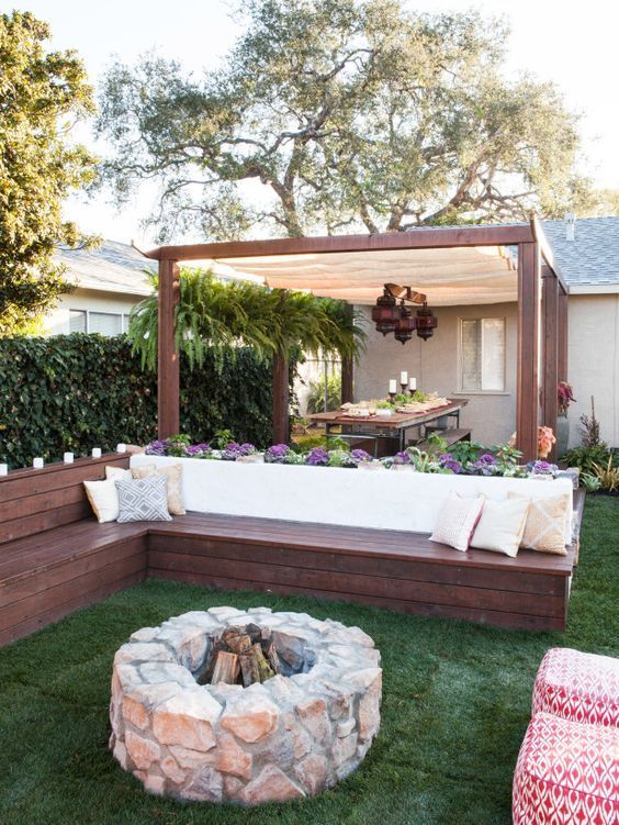 Amazing 50+ DIY pergola and fire pit ideas - Crafts and DIY Ideas .