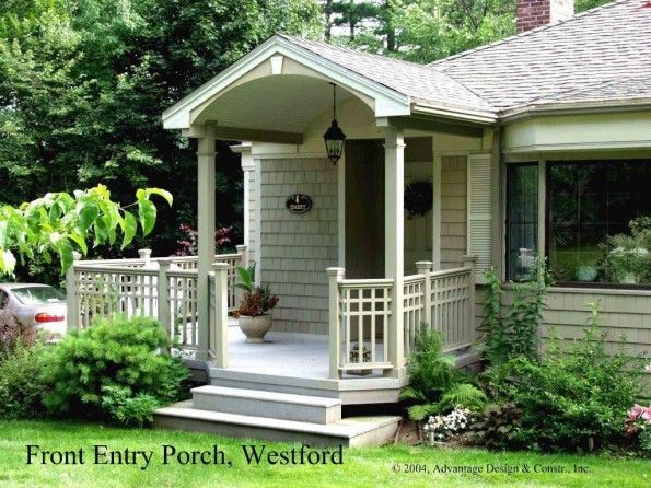 front porch covers | Attractive Front Porch Deck Designs: Covered .