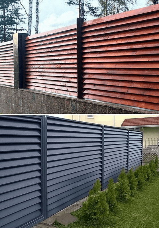 40 Cool Fence Ideas to Give Your Home A Unique Character .