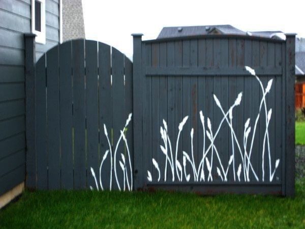 40 Creative Garden Fence Decoration Ideas | Garden fence art .