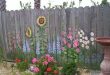 Latest Garden Fence Decoration Ideas | Garden fence art, Garden .