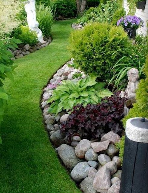 30 Beautiful Backyard Landscaping Design Ideas | Rock garden .