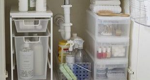 Bathroom Under Sink Starter Kit | Diy bathroom storage, Bathroom .
