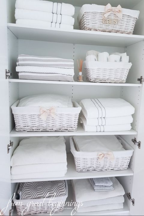 Linen Closet Organization Ideas - How to Organize Your Linen Clos