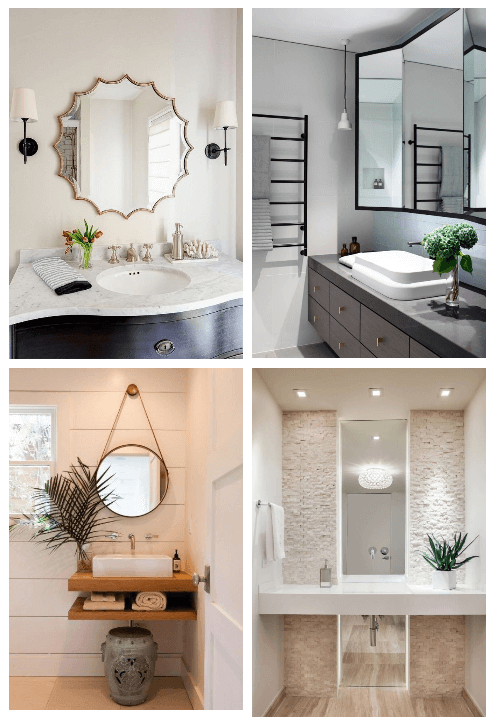 Unique and Inspiring bathroom mirror ideas to reflect your style .