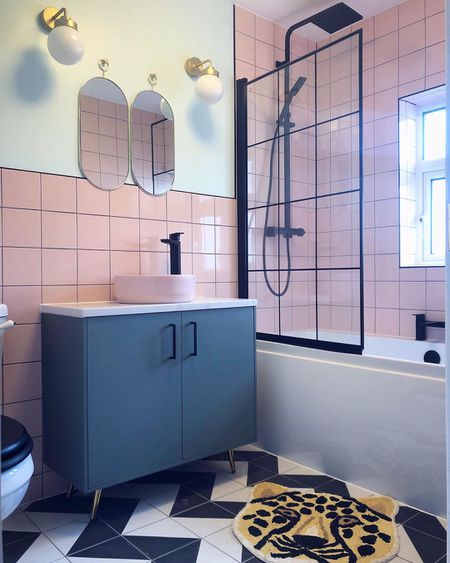 32 Beautiful Bathroom Tile Design Ide