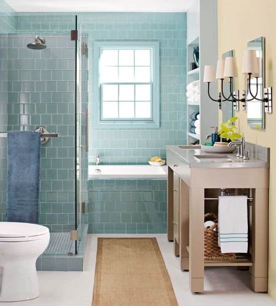 23 Brilliant Blue Color Schemes for Every Design Style | Bathroom .
