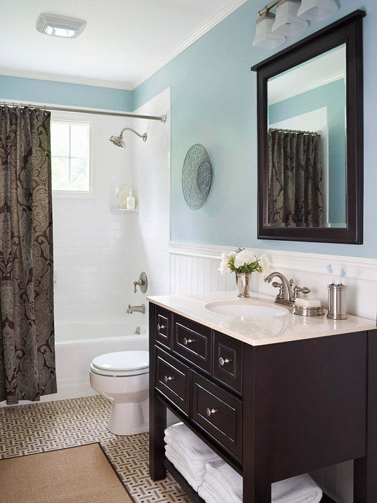 Blue Bathroom Design Ideas | Timeless bathroom, Blue bathrooms .