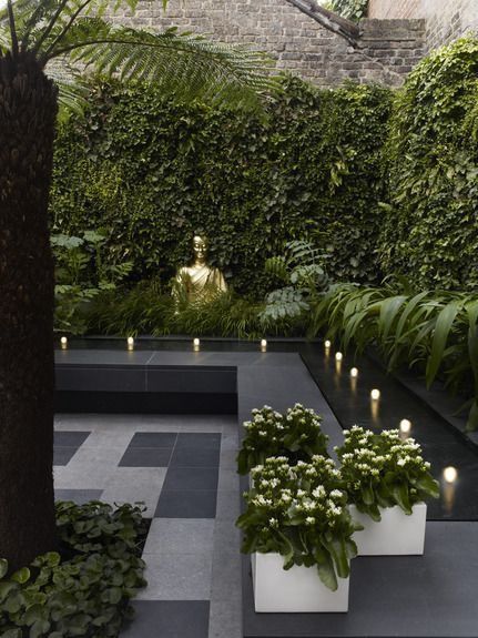 Contemporarygardenlight | Backyard landscaping, Modern garden .