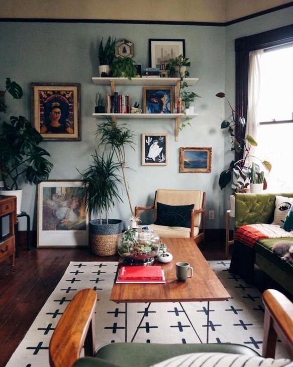 Modern Boho Living Room Ideas. Inspiration for a modern bohemian .