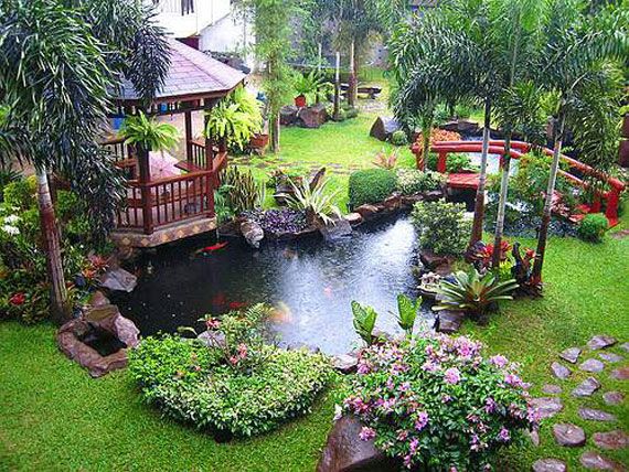 30 Beautiful Backyard Ponds And Water Garden Ideas | Ponds for .