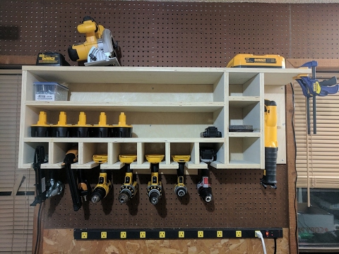 Cordless Drill Charging and Storage Rack - YouTu