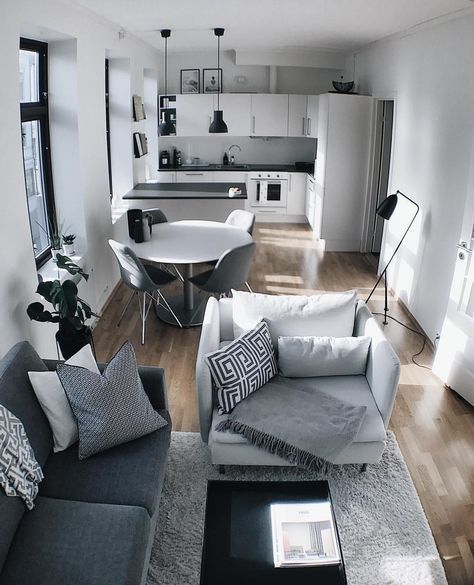 Creative apartment design ideas for fresh living room #apartment .