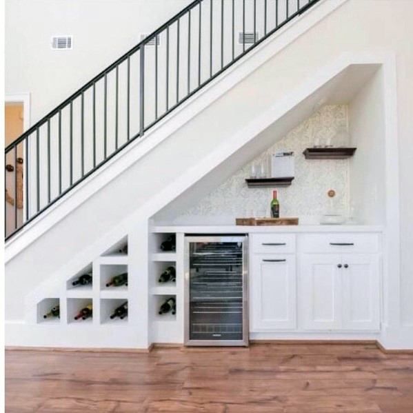 Top 70 Best Under Stairs Ideas - Storage Designs | House stairs .