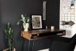 20 Black Wall Trend Home Office Design Ideas - Change Your Home .