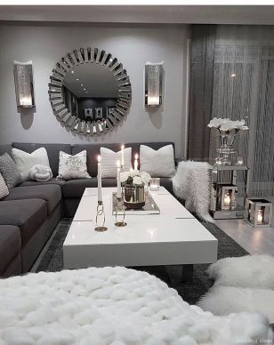 70 Chic Apartment Decorating Ideas - DecorisArt | Living room .