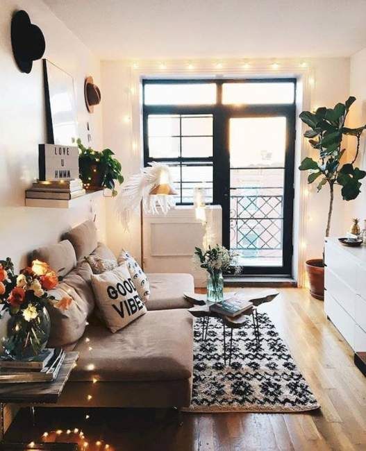 25+ Cozy Apartment Decorating on Budget for Small Apartment Design .