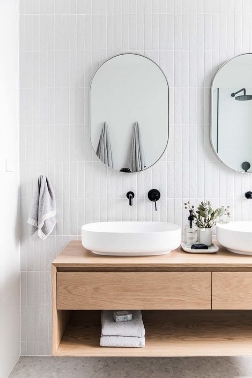 50+ Cozy Modern Warm Bathroom Interior Design Ideas | Scandinavian .