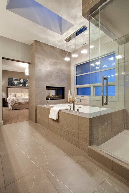 19 Astonishing & Cozy Bathrooms Design Ideas With Fireplace .