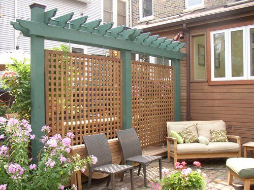 Lincoln Park Wall, Trellis and Deck | BDS construction | Privacy .