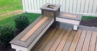 44 deck bench railing ideas for your perfect backyard patio 37 .