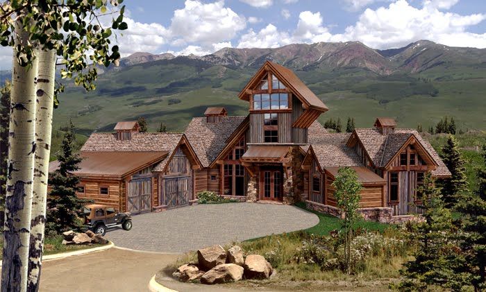 mountain homes | Steps To Decorating Your Mountain Home On A .