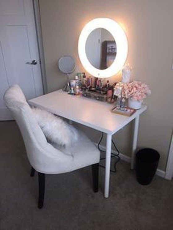 Delightful Diy Vanity Mirror Ideas To Copy Asap25 | Bedroom vanity .