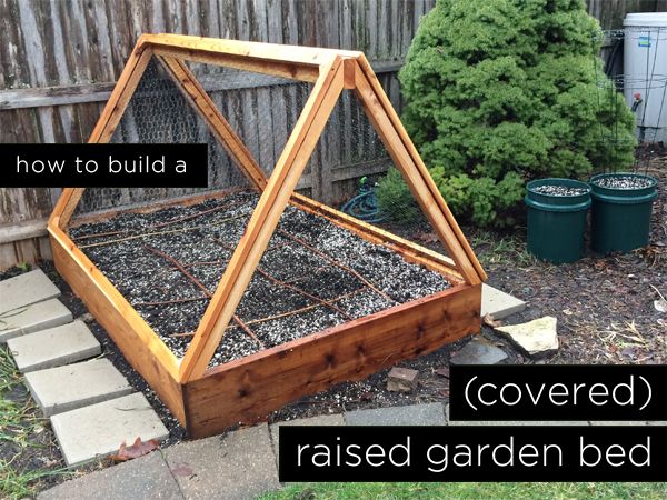 How to build a (covered) raised garden bed | Rather Square .
