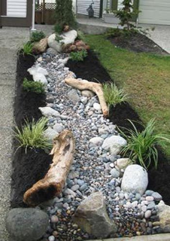 50 Diy Dry Creek Landscaping Ideas With Pictures! | Low water .