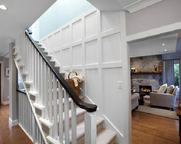 Eclectic living room staircase ideas for your home design 1 .