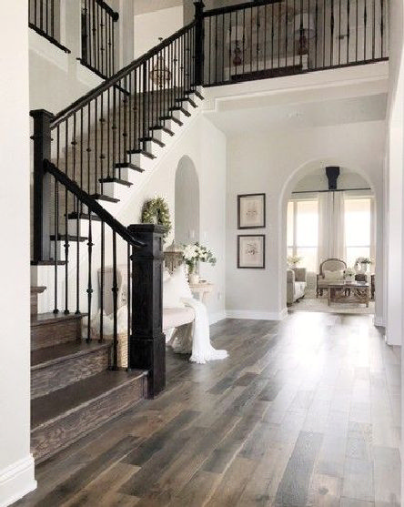 Eclectic living room staircase ideas for your home design 12 .