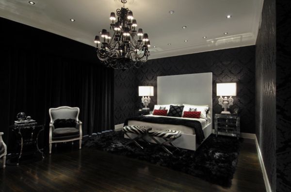Black Bedroom Interior Designs – Dramatic Yet Elega