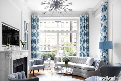 Elegant Living Room - Kelly Giesen Manhattan Apartme