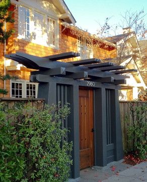 SO many cool houses. | Fence gate design, Craftsman exterior, Gate .