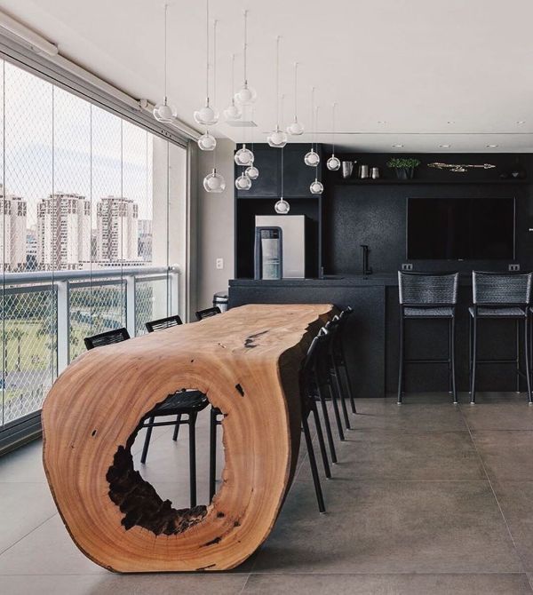 82 Amazing Tables | Curved table, Contemporary kitchen design .