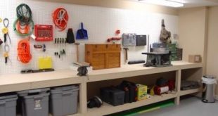 Amazing Garage Workbench Ideas #11 Garage Workshop ... | Garage .